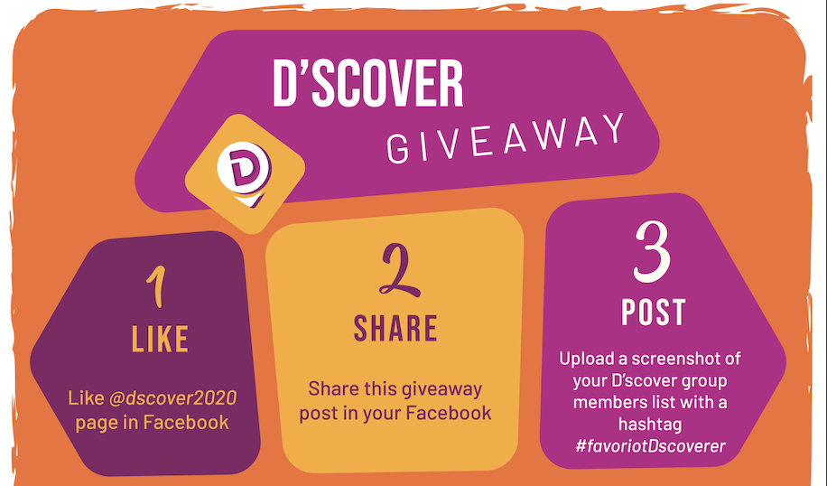 D’scover GIVEAWAY
