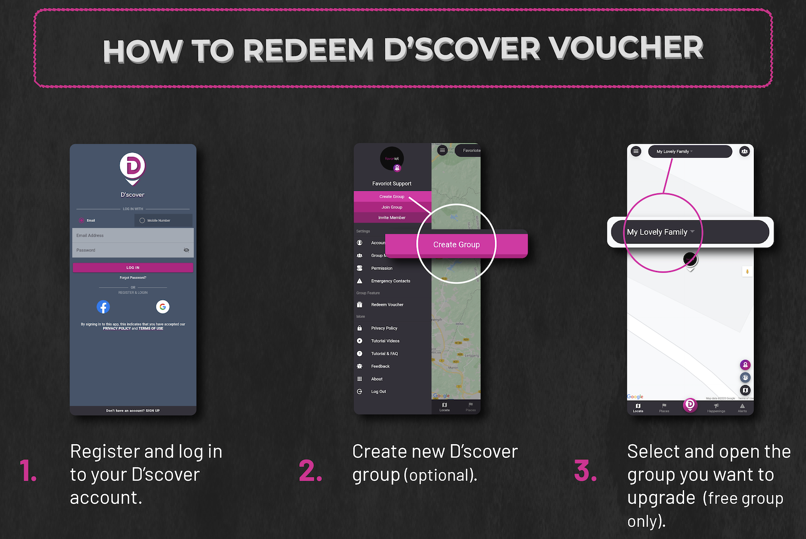 How to Redeem D’scover Voucher