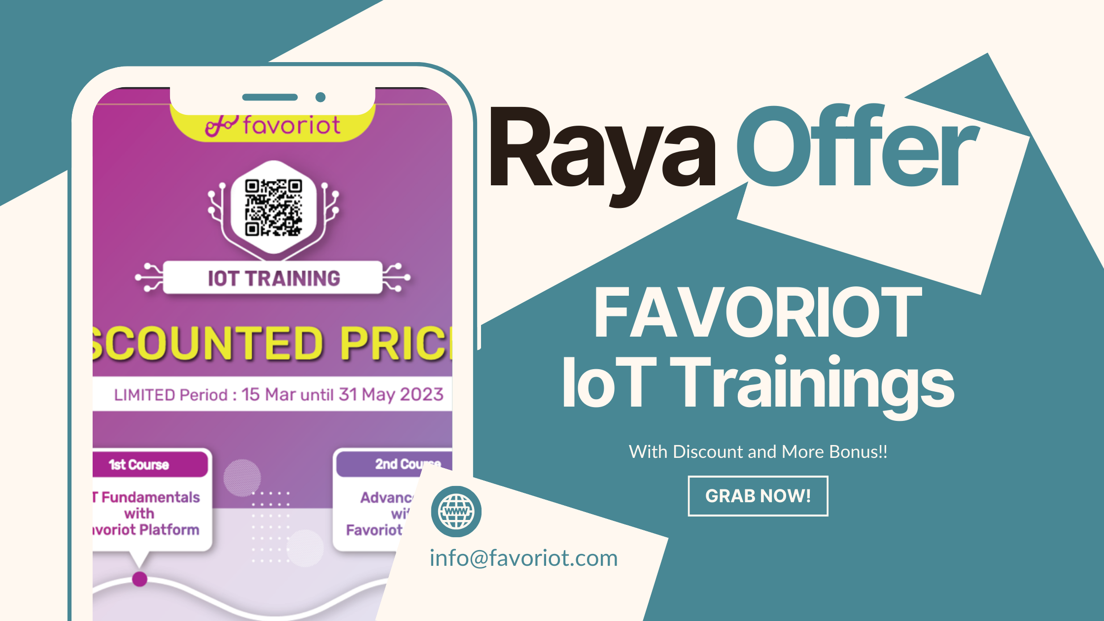 FAVORIOT IoT Training Discounted Prices (Limited Time)