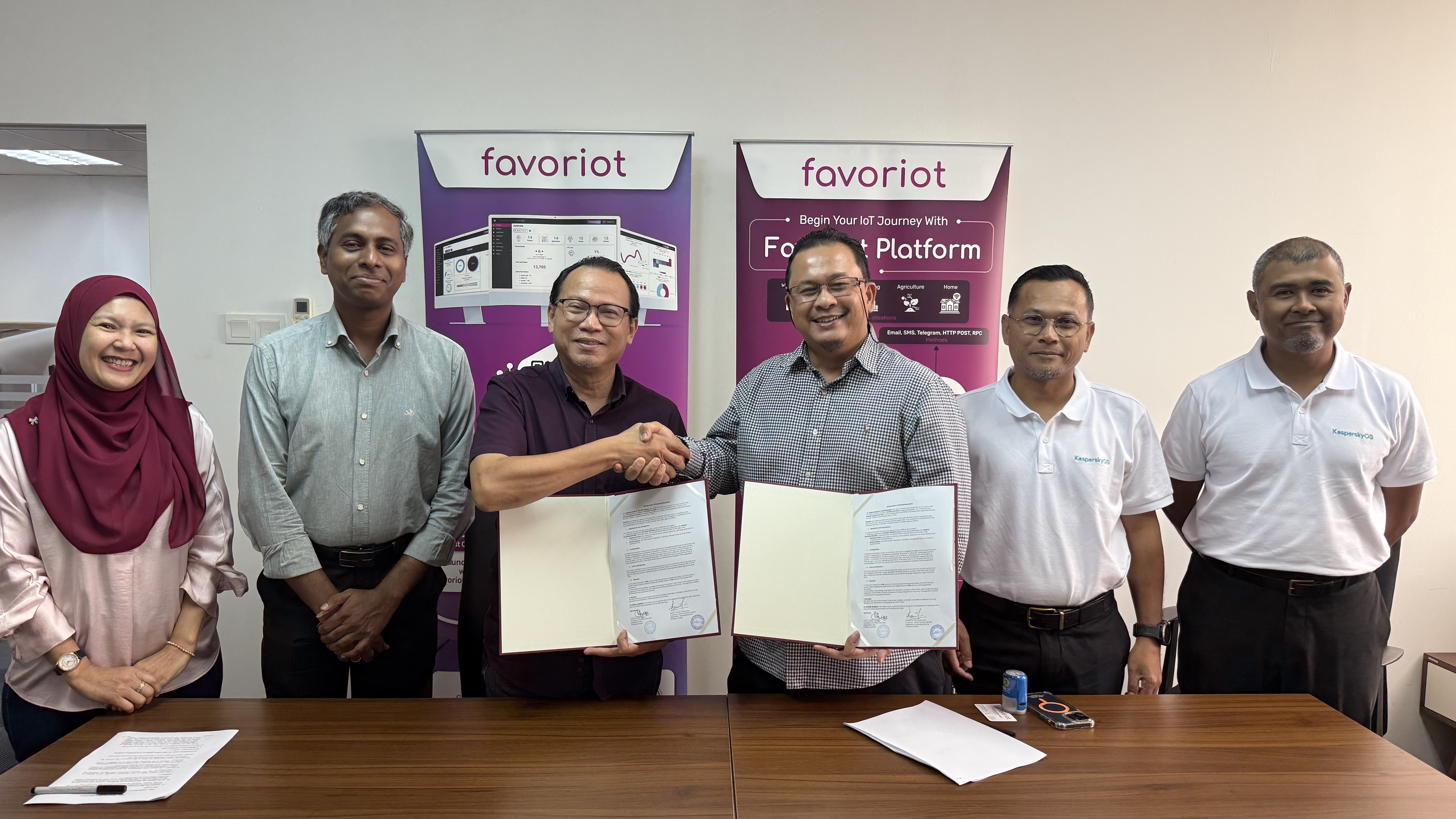 Favoriot and Aswant Solution Forge Strategic Partnership in AI, IoT, and Security