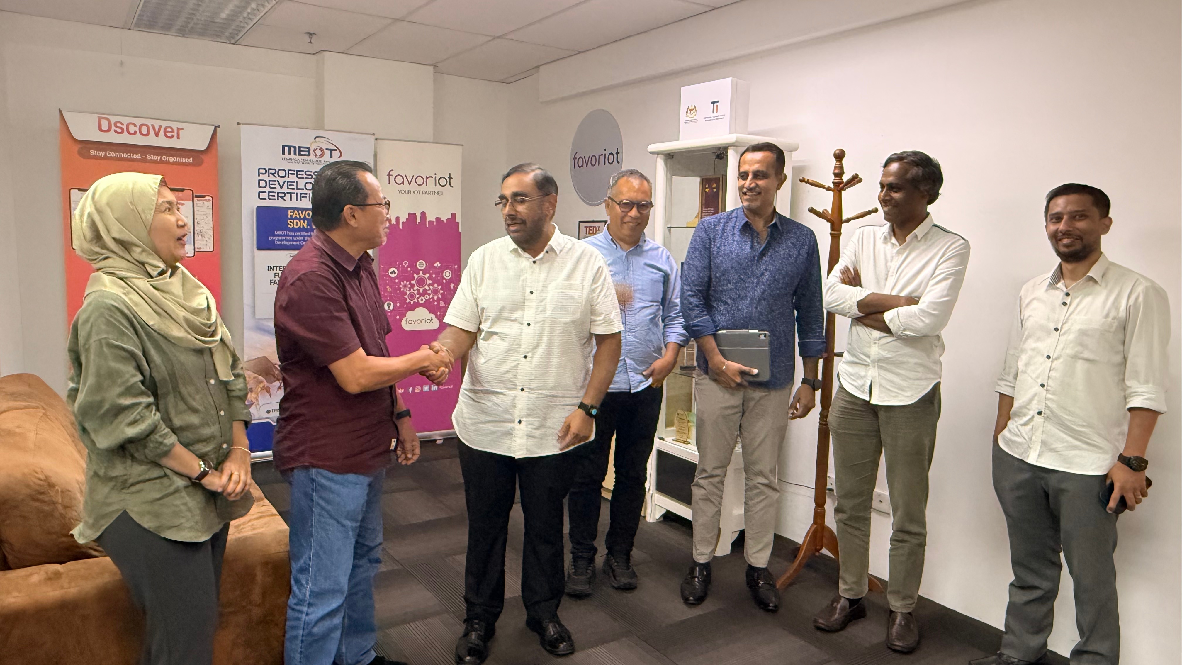 FAVORIOT Sdn Bhd and Kejuruteraan Bina Rangkaian Sdn Bhd Sign MOU to Advance IoT Opportunities in Malaysia