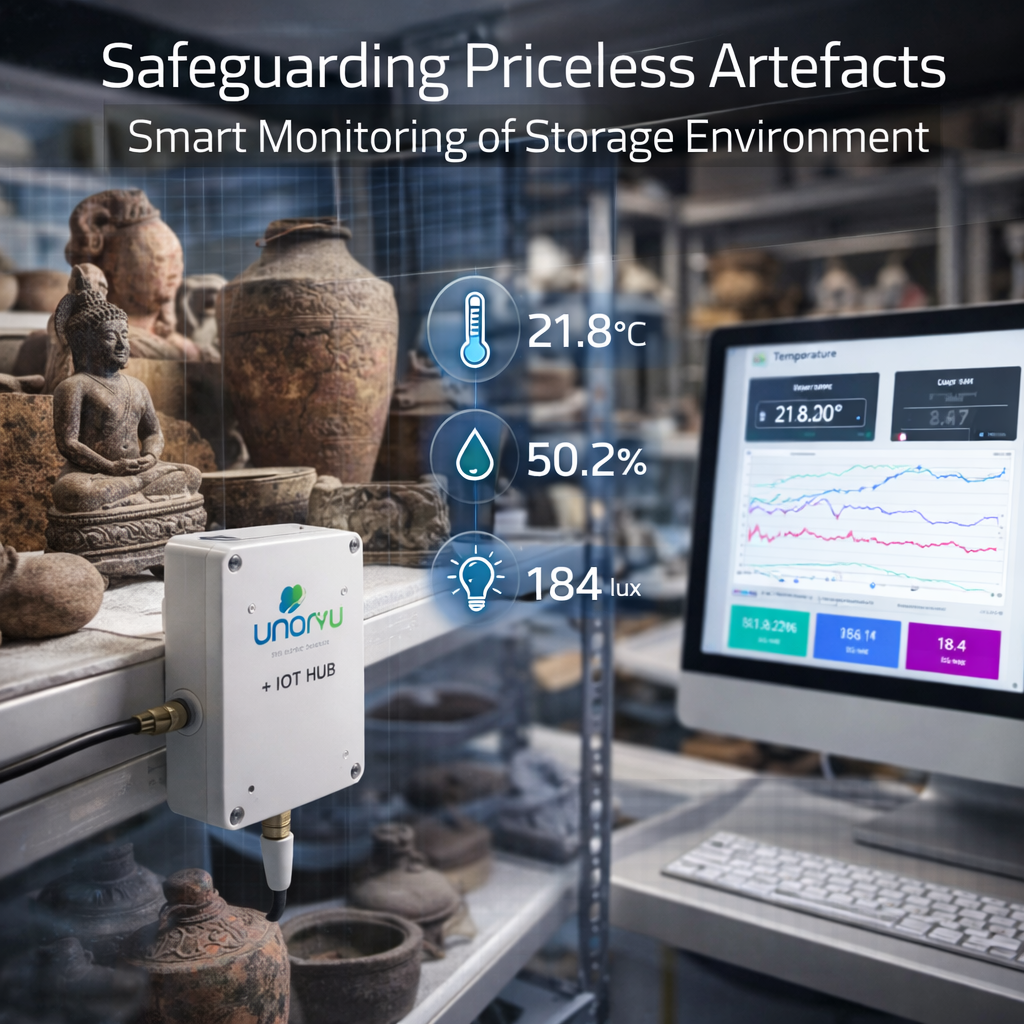 When Data Protects What Cannot Be Replaced: A Favoriot Use-Case in Cultural Preservation