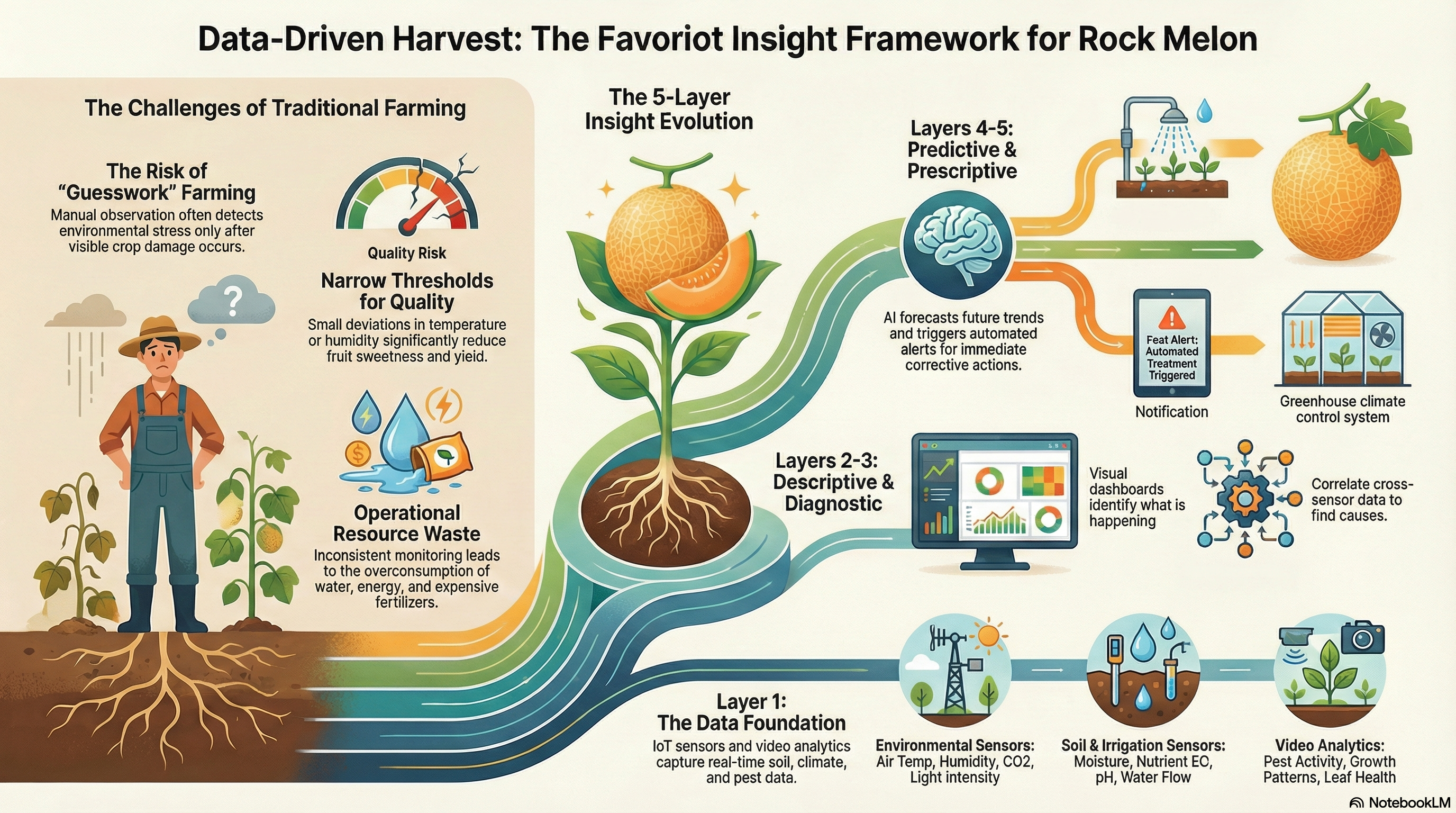 [Project Challenge #10] Smart Rock Melon Agriculture Using the Favoriot Insight Framework (FIF)