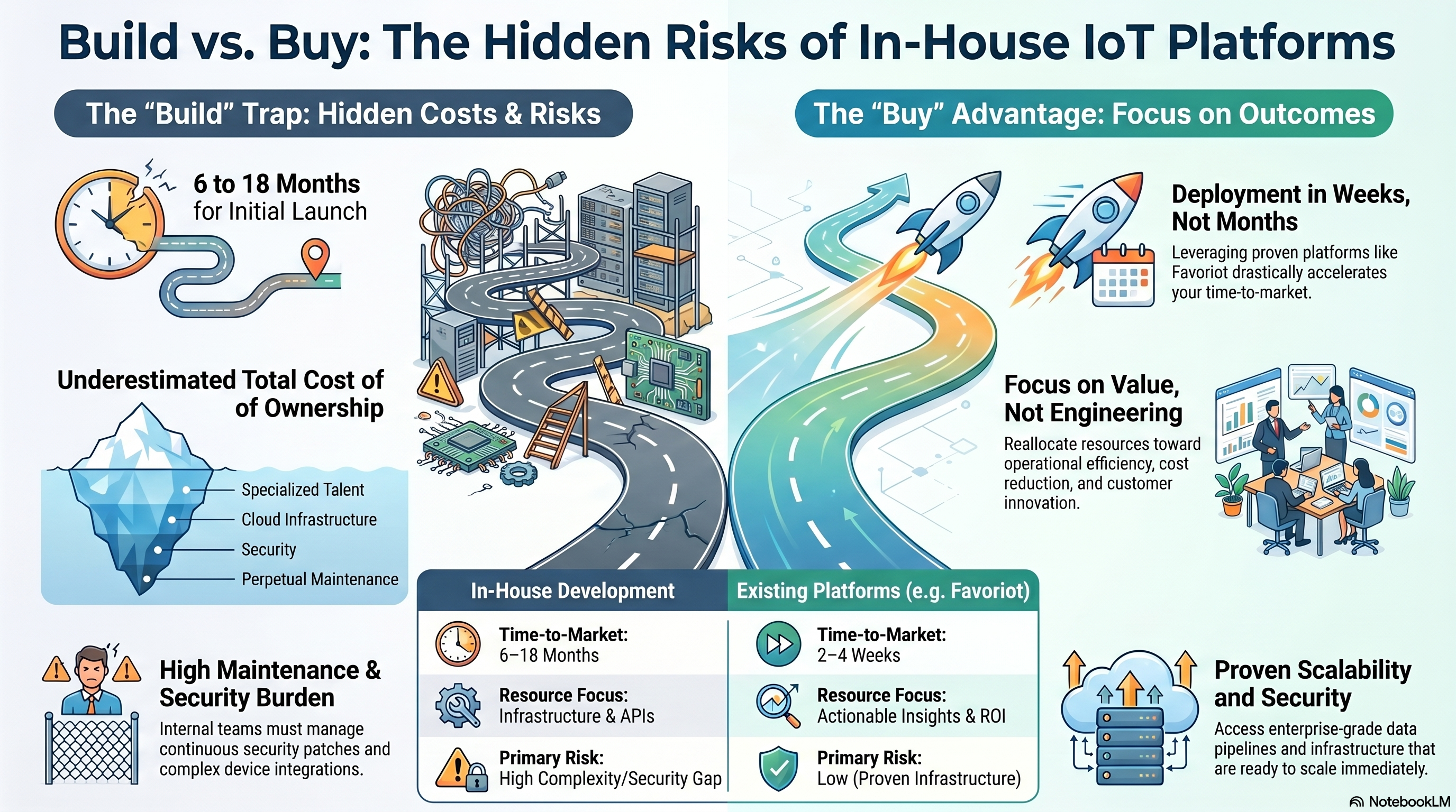 Why Companies Should Avoid Building In-House IoT Platforms