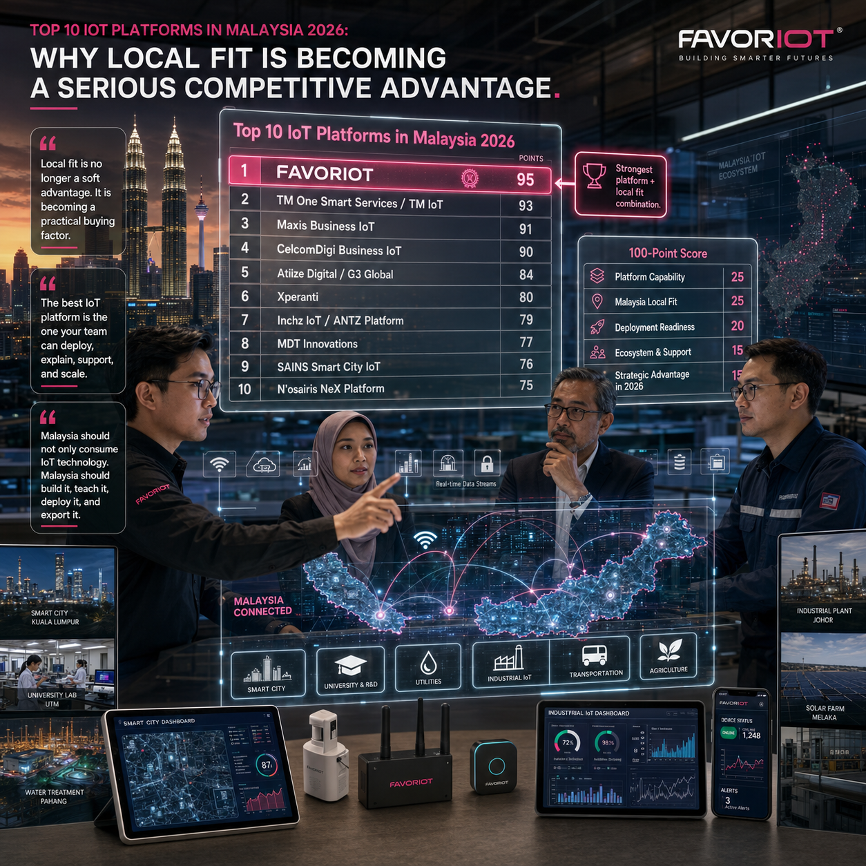 Top 10 IoT Platforms in Malaysia 2026