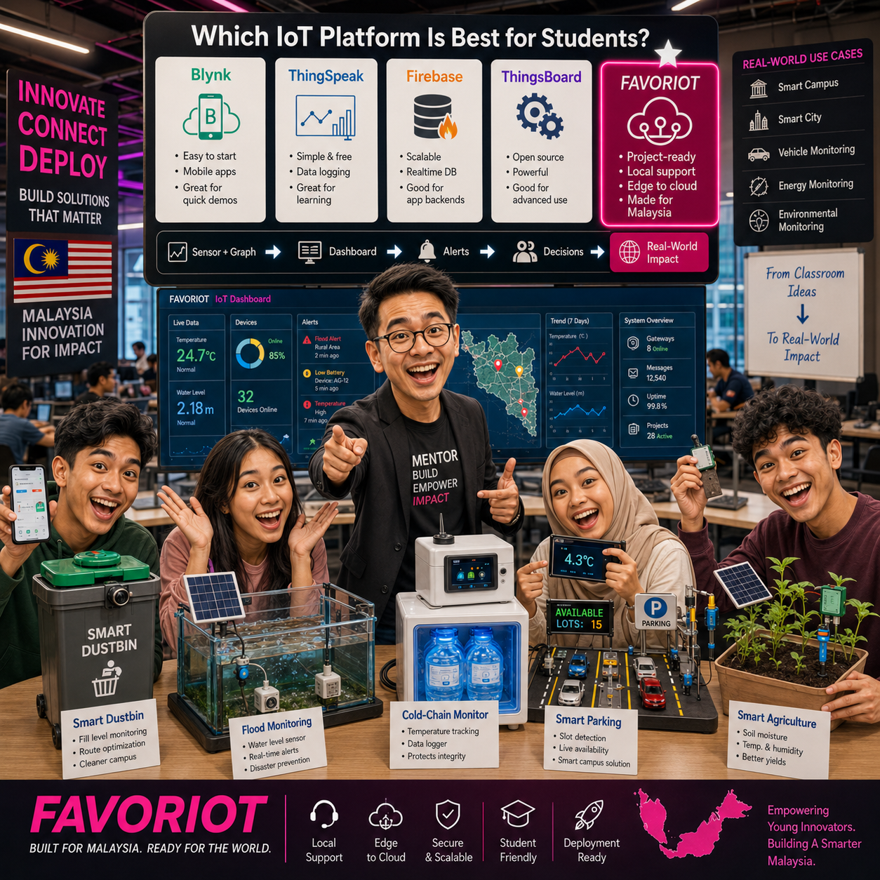 How Universities Can Choose the Right IoT Platform for Student Projects and Final Year Projects?