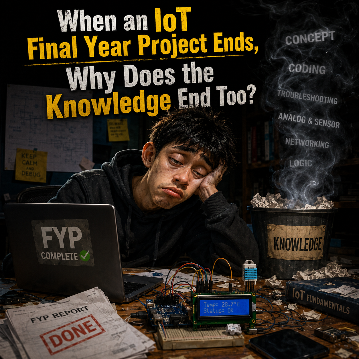 When an IoT Final Year Project Ends, Why Does the Knowledge End Too?