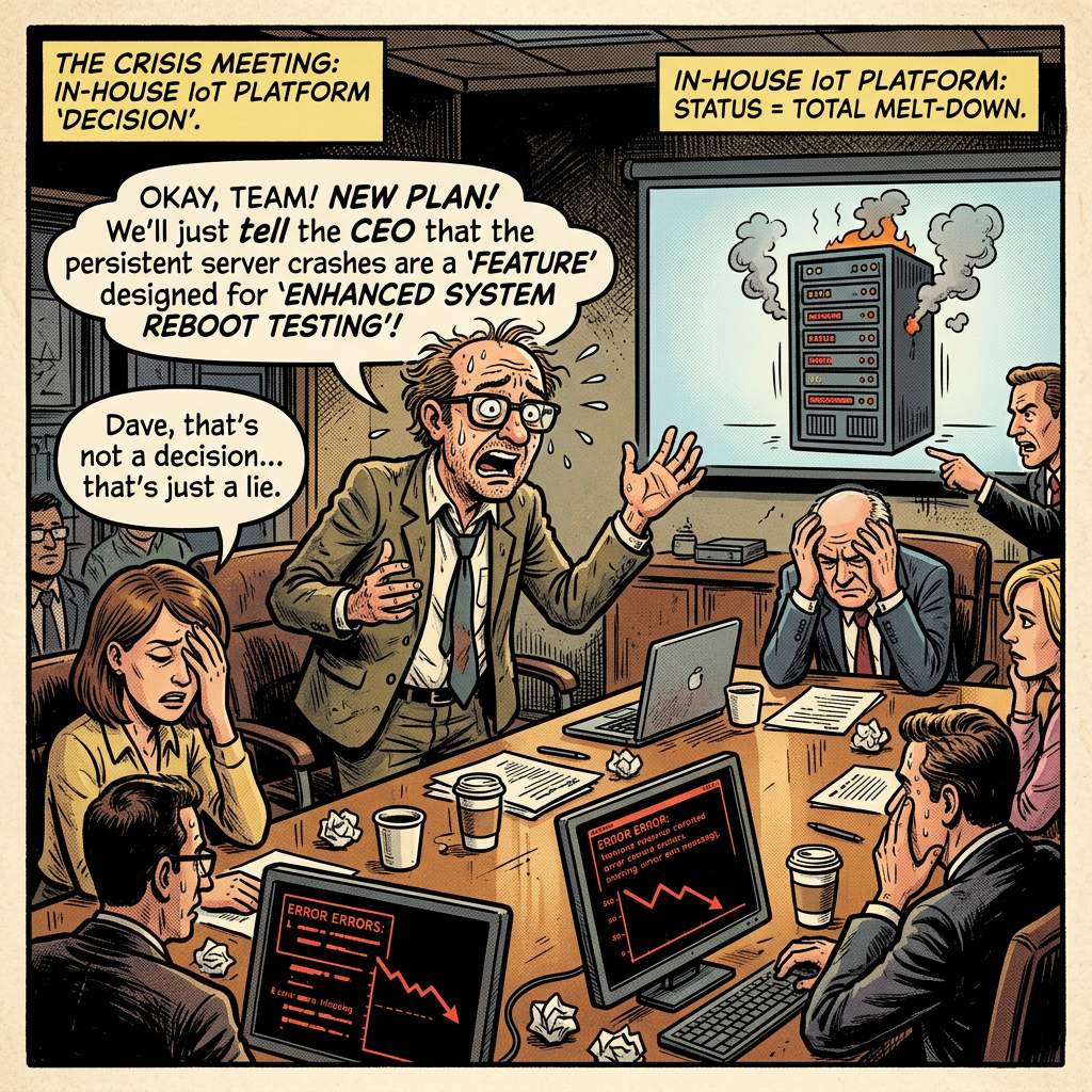 The Hidden Cost of Building In-House IoT Platforms: And Why Most Organisations Get This Decision Wrong