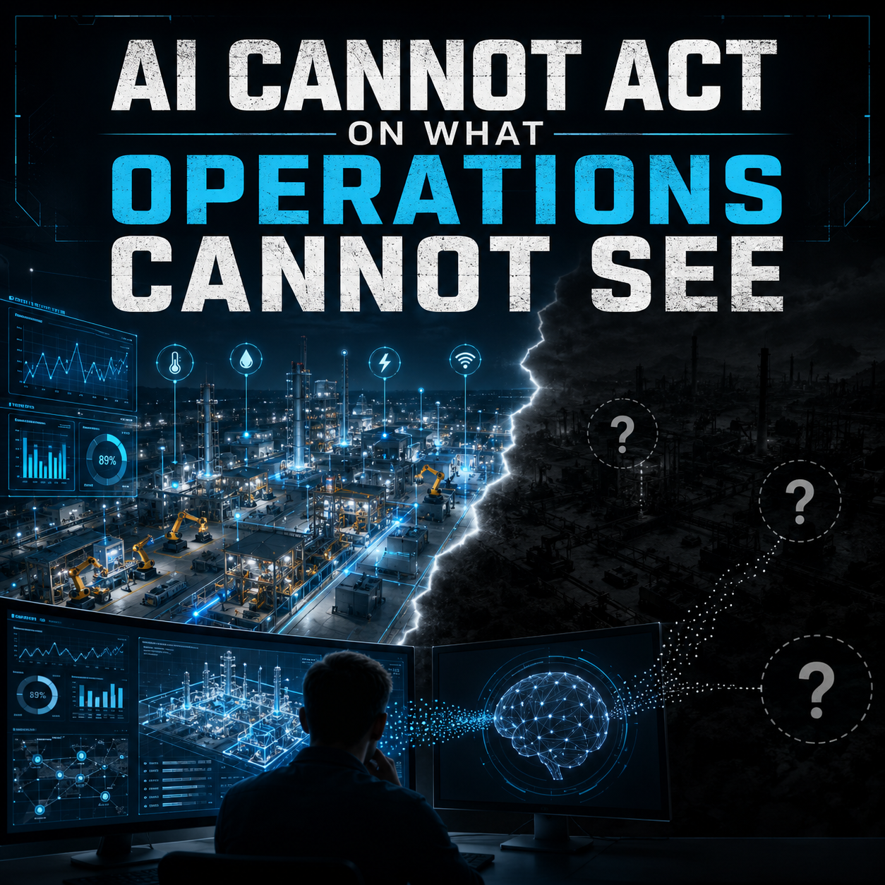 AI Cannot Act on What Operations Cannot See