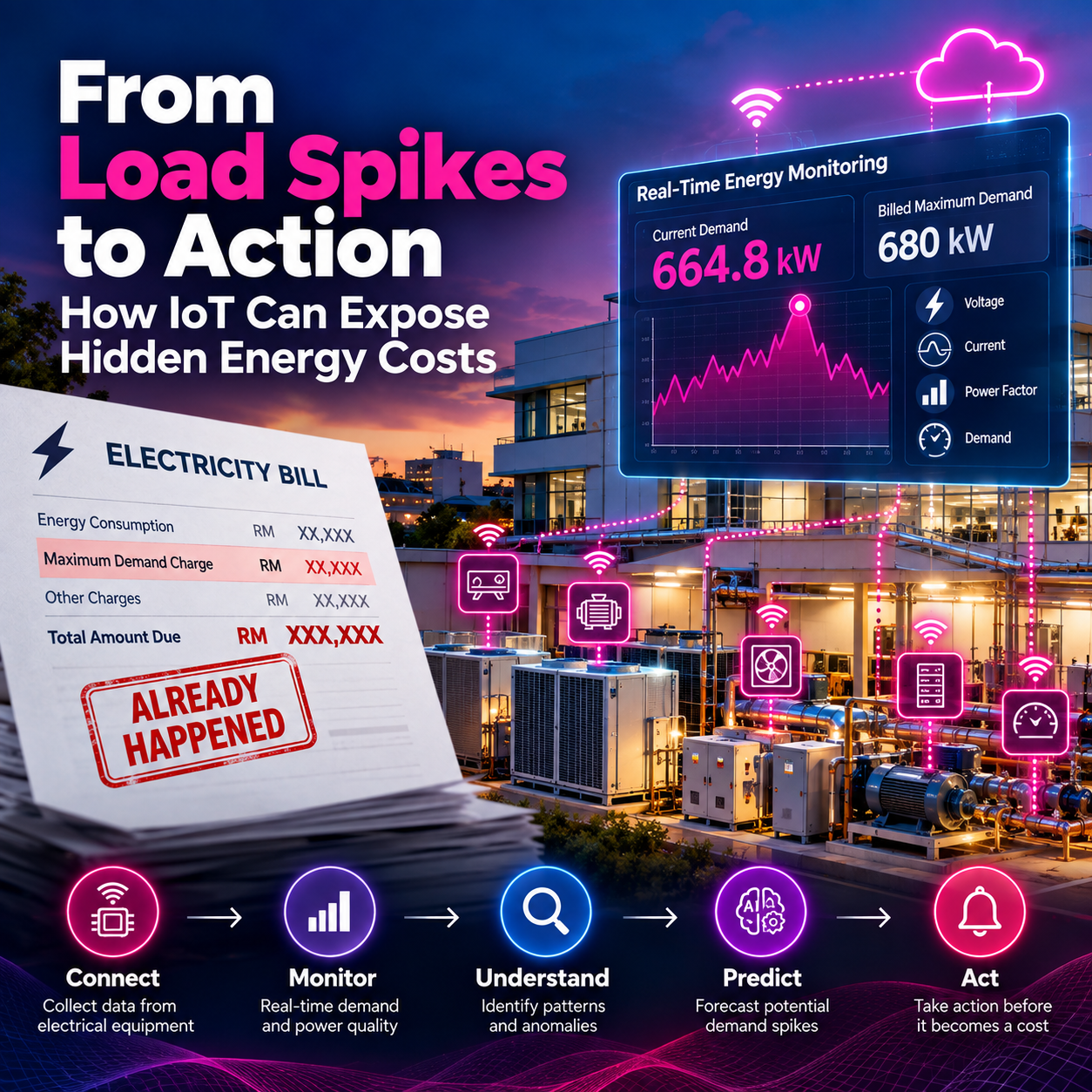 From Load Spikes to Action: How IoT Can Expose Hidden Energy Costs