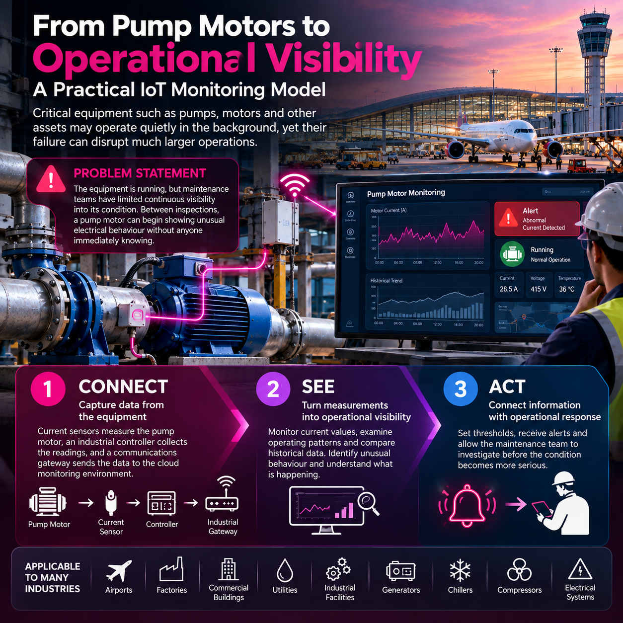 From Pump Motors to Operational Visibility: A Practical IoT Monitoring Model